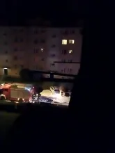 Nocny pożar auta na ul. Gniewskiej