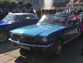 Wystawa Fordów Mustangów w Sopocie
