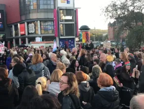 Manifestacja "Czarny Wtorek" w Gdańsku