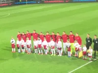 Hymn przed meczem młodzieżówek Polska - Dania w Gdyni