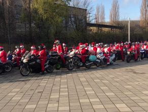 Mikołaje na motocyklach - przygotowani do startu