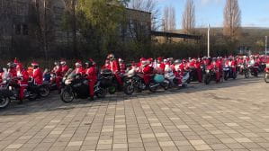 Mikołaje na motocyklach - przygotowani do startu