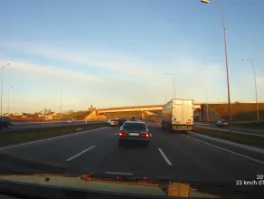 Wypadek na zjeździe Karczemki w kierunku Gdyni