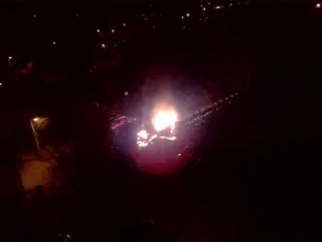 Nocny pożar samochodu na Zaspie