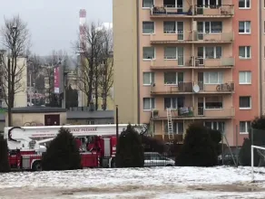 Pożar w mieszkaniu na ul. Rozewskiej w Chyloni