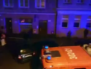 Pożar kamienicy w centrum Gdańska