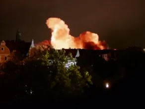 Detonacja bomby lotniczej w Monachium