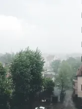 Sroga ulewa w Gdyni