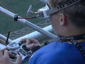 Wyścigi dronów w ramach Drone Festiwalu