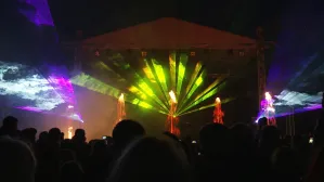 Laserowy pokaz w ramach Święta Miasta Gdańska