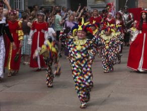 Barwna parada z okazji Święta Miasta Gdańska