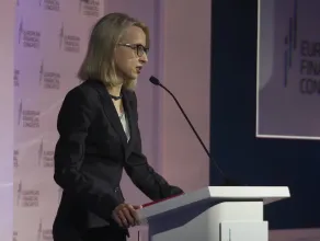 Minister finansów Teresa Czerwińska podczas EKF2018