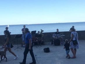 Muzycy na bulwarze w Gdyni
