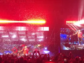 Deszcz z konfetti na koncercie Bruno Mars’a - Open'er 2018