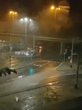 Mega burza i ulewa w Gdyni