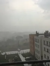 Burza nagrana na Chełmie