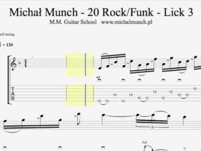 MM 20 Rock-Funk Licks - Moje autorskie zagrywki! Nauka gry na gitarze.