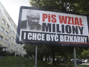 Billboardy z Kaczyńskim w Gdańsku