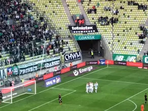 Pierwszy gol w meczu Lechia - Zagłębie (3:3)