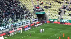 Pierwszy gol w meczu Lechia - Zagłębie (3:3)