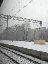 W Sopocie leży śnieg