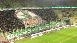 Oprawa kibicowska na meczu Lechia Gdańsk - Górnik Zabrze