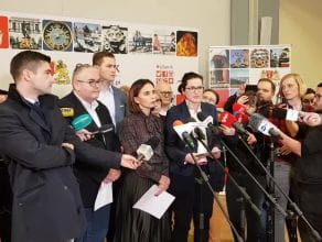 Konferencja prasowa w UM po ataku na Pawła Adamowicza