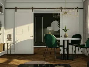 Projekt wnętrza mieszkania w centrum Gdyni | Gdynia Śródmieście | Pracownia STTYK
