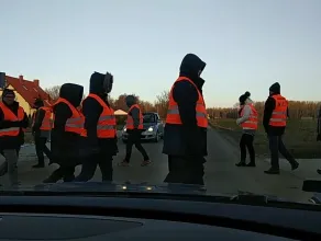 Giełda Pruszcz Gdański blokady protest