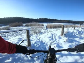 Trójmiejski Park Krajobrazowy idealny na rower, nawet zimą 