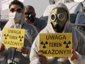 Happening przeciwko budowie elektrowni jądrowych