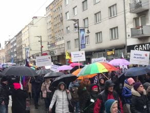 Manifa idzie ulicami w Gdyni