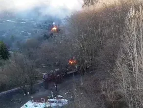Dwa pożary na działkach na Witominie