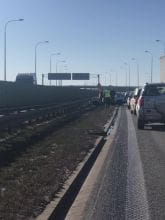 Wypadek na obwodnicy przed autostradą