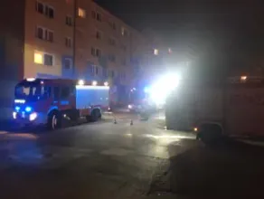 Pożar mieszkania przy ul. Grabowskiego