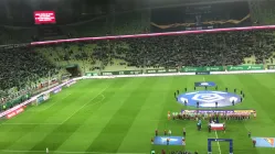 Hymn Polski na meczu Lechia - Pogoń