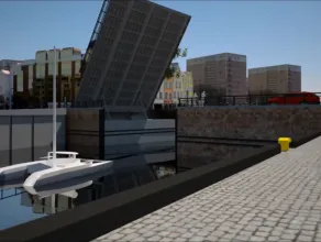 Zwodzony Most Stągiewny - wizja projekantów