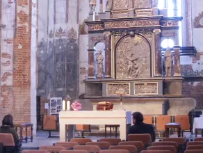 Msza święta pogrzebowa w kościele św. Jana w Gdańsku