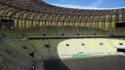 Stadion Energa Gdańsk bez murawy piłkarskiej