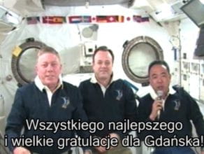Pozdrowienia z kosmosu dla Gdańska