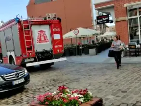 Straż pożarna interweniuje na Stągiewnej w Gdańsku