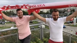 Kibice przed meczem Polska - Rosja