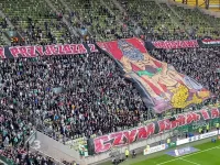 Lechia Gdańsk - Legia Warszawa 3:1. Oprawa. Uwaga: wulgaryzmy