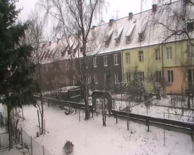 Gdańsk-Wrzeszcz, zima zaczyna się na całego