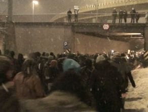 Uczestnicy protestu wobec ACTA przeszli ulicami Gdańska