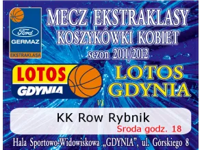 15.02.2012 godz. 18:00 - mecz Ford Germaz Ekstraklasy, Lotos Gdynia - KK Row Rybnik