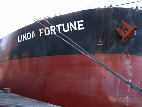 Gigantyczna Linda Fortune zawinęła do Gdyni