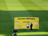 Karol Czubak piłkarzem kwietnia Fortuna 1. Ligi 