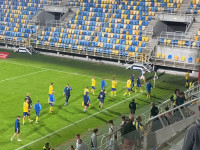 Arka Gdynia - Miedź Legnica 2:1. Piłkarze po meczu