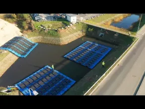 Jak wyglądał montaż pierwszej pływającej instalacji solarnej w Polsce